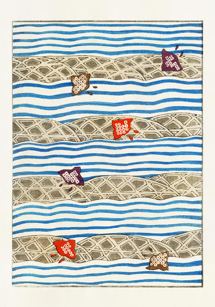 Japanese Pattern – Bijutsu Sekai by Watanabe Seite | Fine Art Print UV-resistant — Ansicht 3