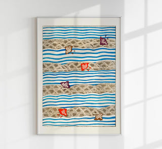 Japanese Pattern – Bijutsu Sekai by Watanabe Seite | Fine Art Print | UV-beständig