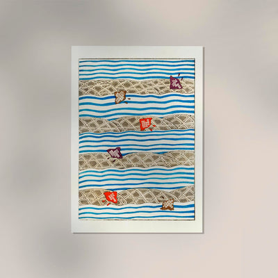 Japanese Pattern – Bijutsu Sekai by Watanabe Seite | Fine Art Print UV-resistant