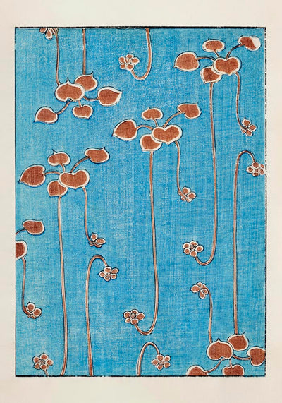Japanese Flower - Bijutsu Sekai by Watanabe Fine Art Poster UV-resistant