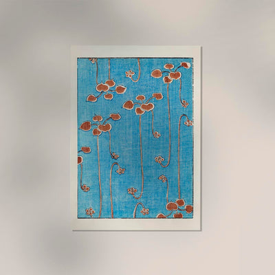 Japanese Flower - Bijutsu Sekai by Watanabe Fine Art Poster UV-resistant