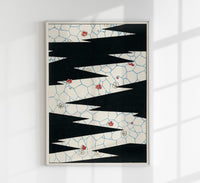 Japanese Kimono Pattern – Bijutsu Sekai Art Print UV-resistant Fine Art Print — Ansicht 1