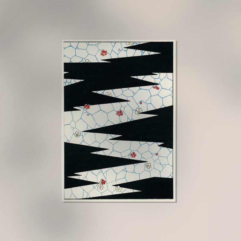 Japanese Kimono Pattern – Bijutsu Sekai Art Print UV-resistant Fine Art Print — Ansicht 2