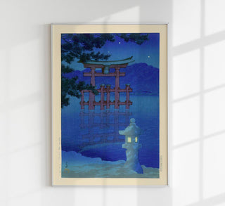 Starlit Night at Miyajima – Fine Art Print | UV-beständig | Atelierdruck