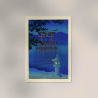 Starlit Night at Miyajima – Fine Art Print | UV-beständig | Atelierdruck — Ansicht 2