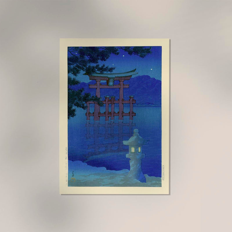 Starlit Night at Miyajima – Fine Art Print | UV-beständig | Atelierdruck — Ansicht 2