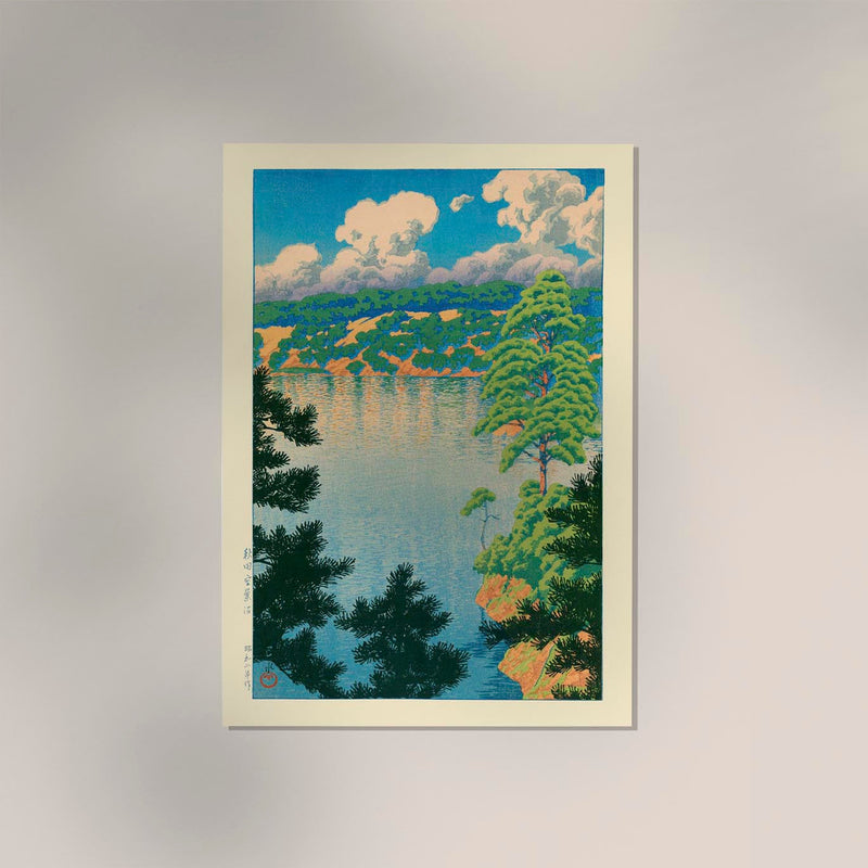 Akisu Lake – Hasui Kawase | Shin-Hanga Woodblock Print | Japanese Landscape — Ansicht 2