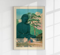 Great Buddha at Kamakura by Hasui – Art print Japanese woodcut — Ansicht 1