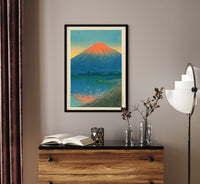 Mount Fuji Fujikawa by Hasui - Japanese Landscape Art Print | Archival Quality — Ansicht 2