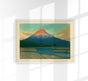 Mount Fuji Fujikawa by Hasui Poster – Japanese Woodblock Print Shin-Hanga Fine Art