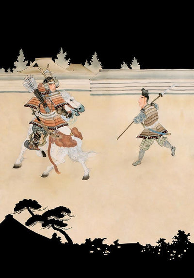 The Samurai Battle Kimono – Art Poster Fine Art Print UV-beständig