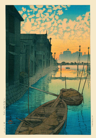 Morning at Onegishi – Hasui Print | Fine Art Poster | UV-beständig