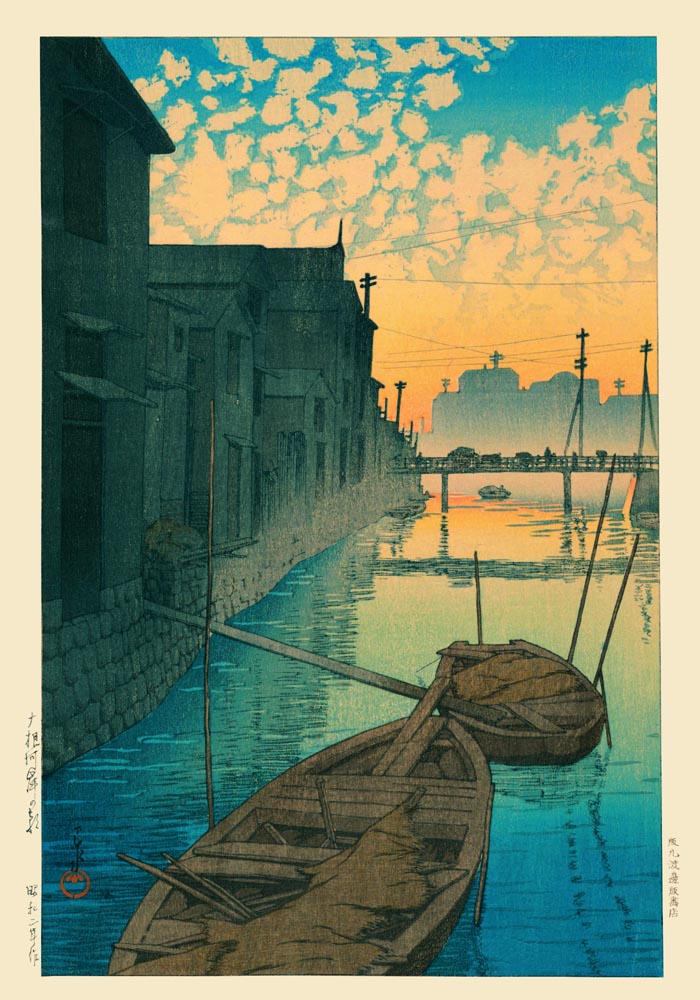 Morning at Onegishi – Hasui Print | Fine Art Poster | UV-Resistant — Ansicht 3