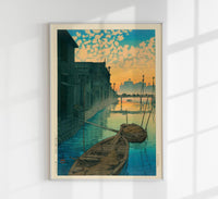 Morning at Onegishi – Hasui Print | Fine Art Poster | UV-Resistant — Ansicht 1
