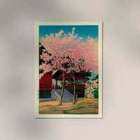Kiyomizu Hall, Ueno – Fine Art Canvas von Kawase Hasui | Shin-Hanga Kunstdruck — Ansicht 7