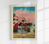 Kiyomizu Hall, Ueno – Fine Art Canvas von Kawase Hasui | Shin-Hanga Kunstdruck — Ansicht 5