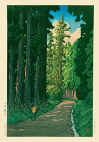 Road to Nikko – Fine Art Print UV-resistant | Hasui Kawase Poster — Ansicht 4