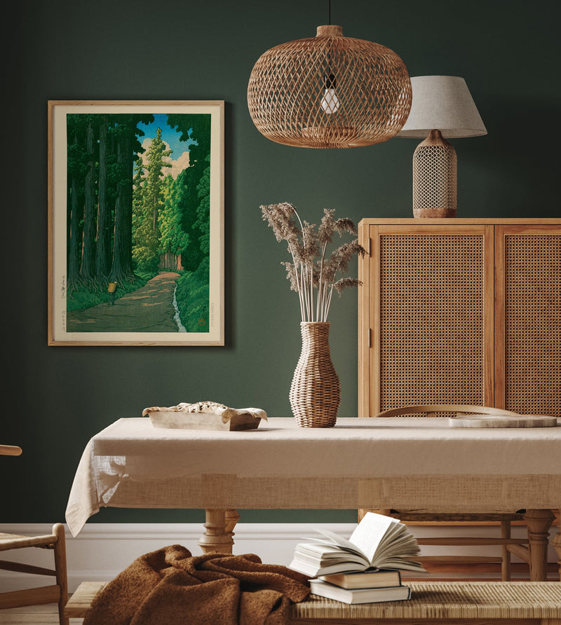 Road to Nikko – Fine Art Print UV-resistant | Hasui Kawase Poster — Ansicht 2