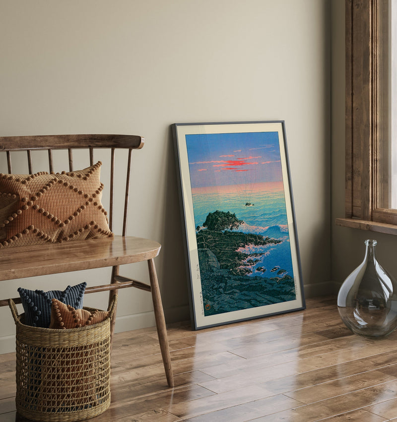 Hasui Morgen Kap Inubo – Fine Art Poster Shin Hanga — Ansicht 2