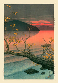Hasui Nenokuchi See – Fine Art Poster | Shin Hanga Kunstdruck — Ansicht 4