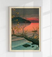 Hasui Nenokuchi See – Fine Art Poster | Shin Hanga Kunstdruck — Ansicht 1