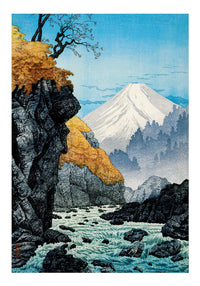 Foot of Mount Ashitaka Poster von Hiroaki Takahashi – Japanische Landschaftskunst — Ansicht 2