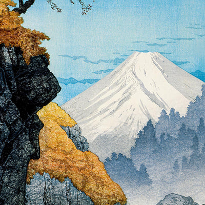 Foot of Mount Ashitaka Poster von Hiroaki Takahashi – Japanische Landschaftskunst