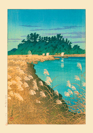 Late Autumn – Fine Art Print | Hasui Kawase Poster | Premium Qualität