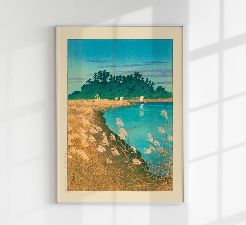 Late Autumn – Fine Art Print | Hasui Kawase Poster | Premium Quality — Patroa Studio