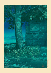 Hachirōgata Lagoon, Akita by Kawase Hasui – Fine Art Print UV-beständig Canvas — Ansicht 3