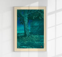 Hachirōgata Lagoon, Akita by Kawase Hasui – Fine Art Print UV-beständig Canvas — Ansicht 1