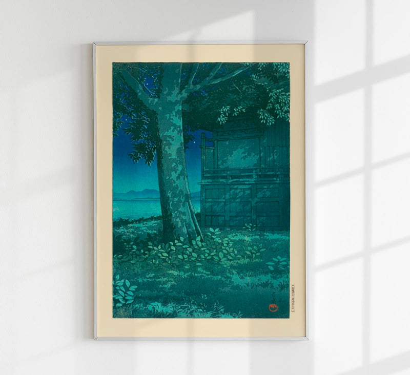 Hachirōgata Lagoon, Akita by Kawase Hasui – Fine Art Print UV-beständig Canvas — Patroa Studio