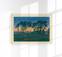 Setting Sun – Japanische Kunst | Fine Art Print | UV-beständig — Ansicht 1