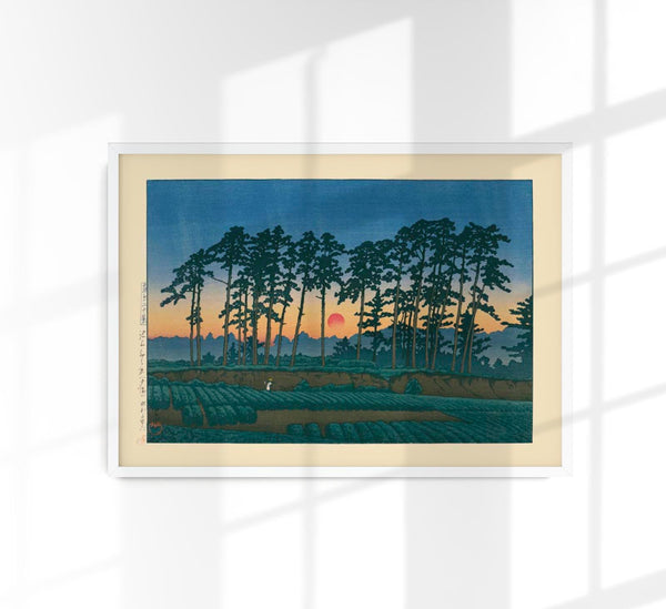 Setting Sun – Japanische Kunst | Fine Art Print | UV-beständig
