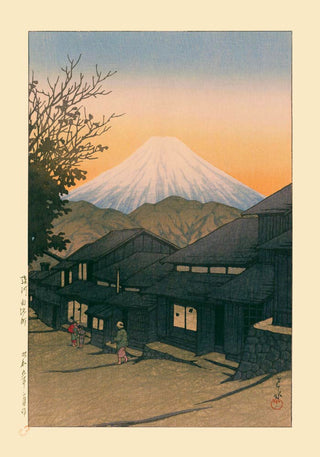 Yui, Suruga Art Print By Kawase Hasui – UV-beständig | Fine Art Print | Japanische Landschaft