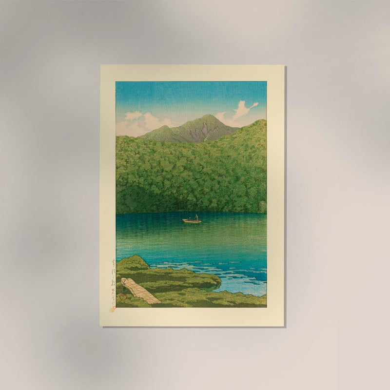 Morning at Tsutanuma Pond – Hasui Print | Fine Art Poster | UV-resistant — Ansicht 2