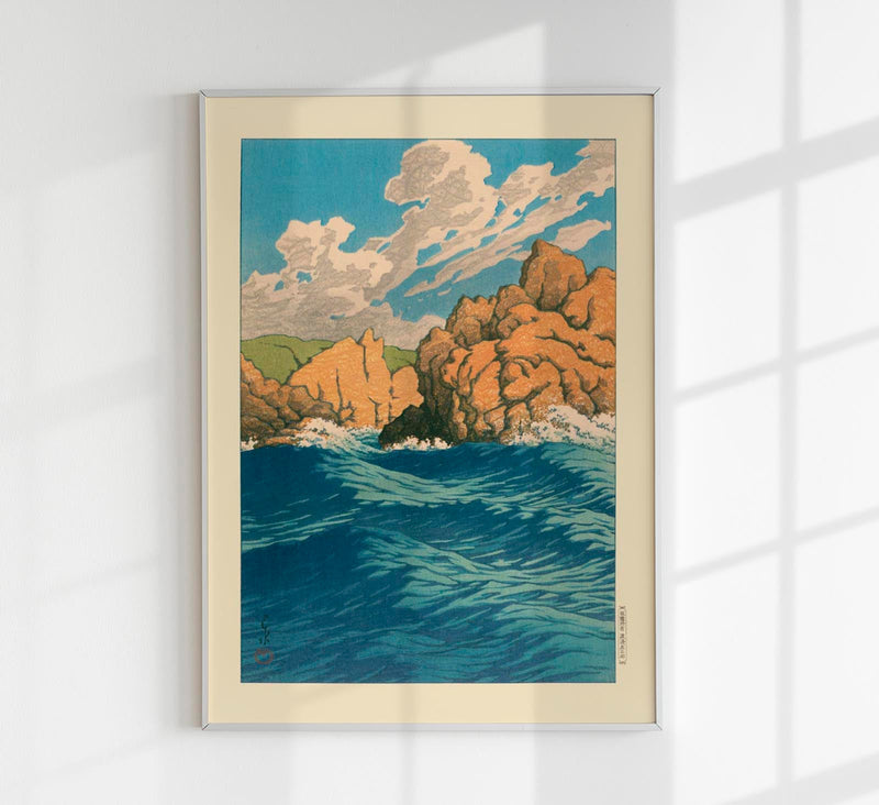 Hachinohe-Same Art Print Kawase Hasui – Fine Art Print UV-Resistant Canvas Edition — Patroa Studio