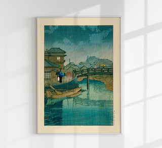 Shinagawa – Kawase Hasui Art Print | Japanische Kunst | UV-beständig