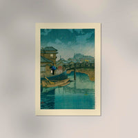 Shinagawa – Kawase Hasui Art Print | Japanische Kunst | UV-beständig — Ansicht 2