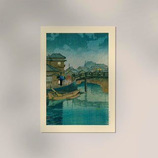 Shinagawa – Kawase Hasui Art Print | Japanische Kunst | UV-beständig