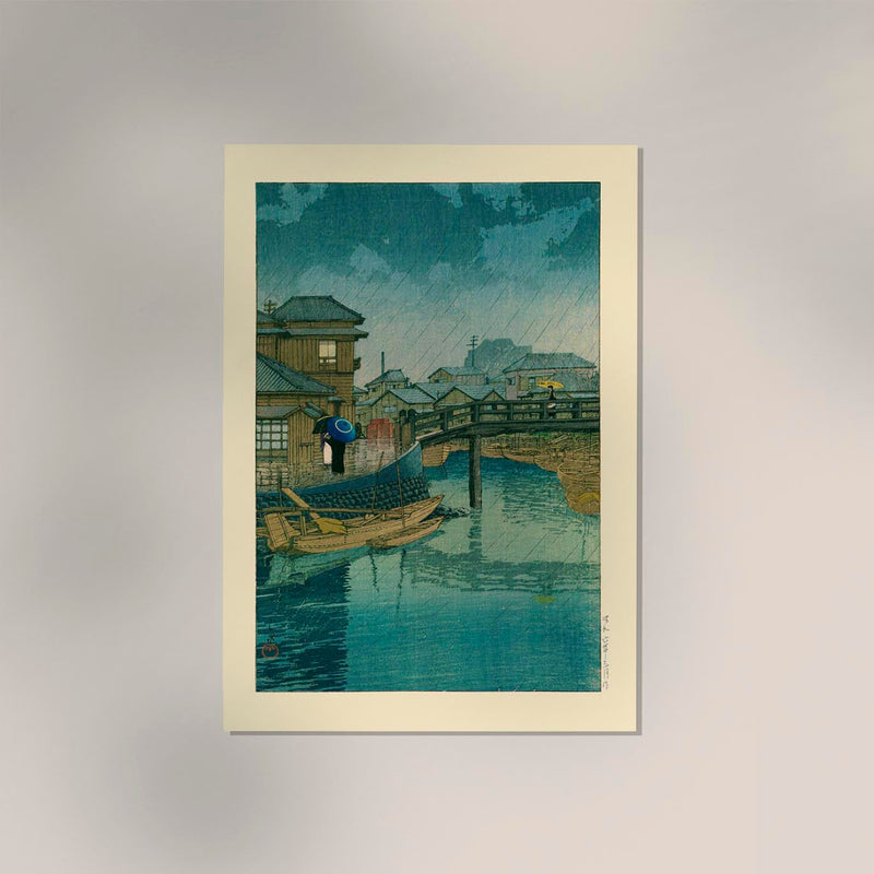 Shinagawa – Kawase Hasui Art Print | Japanische Kunst | UV-beständig — Ansicht 2
