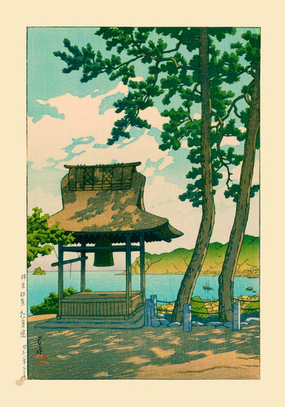 Shogetsuin Temple, Ito – Kawase Hasui Art Print japanischer Holzschnitt UV-beständig