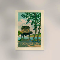 Shogetsuin Temple, Ito – Kawase Hasui Art Print japanischer Holzschnitt UV-beständig — Ansicht 2