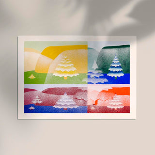 Trees by Joseph Schillinger – Fine Art Print | UV-beständig | Geometrische Kunst