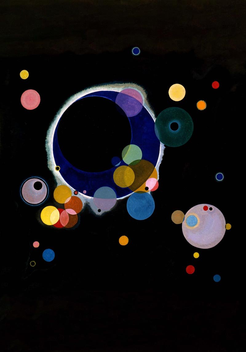 Several Circles – Kandinsky Poster | Abstrakte Kunst | UV-beständig — Ansicht 4