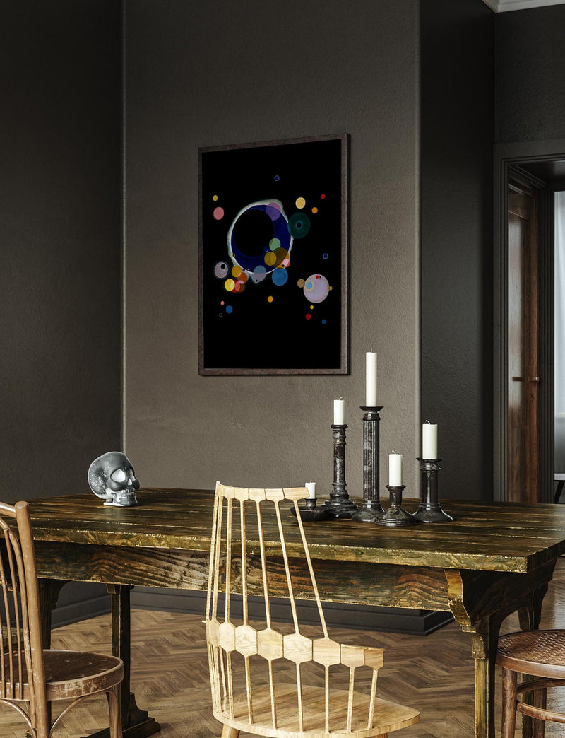 Several Circles – Kandinsky Poster | Abstrakte Kunst | UV-beständig — Ansicht 2