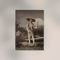 Pilgrim Going Up to Fujiyama by Kimbei – Vintage Kunstdruck — Ansicht 2