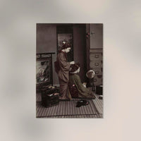 Hair Dressing by Kimbei – Kunstdruck Vintage Fotografie — Ansicht 2