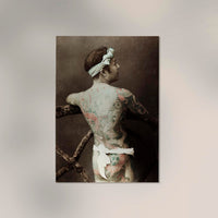 Japanese Man with Tebori Tattoo by Kimbei – Vintage Art Print — Ansicht 2