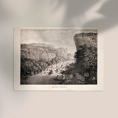 Arara Coara Vintage Jungle Landscape Poster – Kunstdruck Berlin